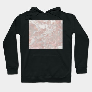 French polished rose gold marble Hoodie